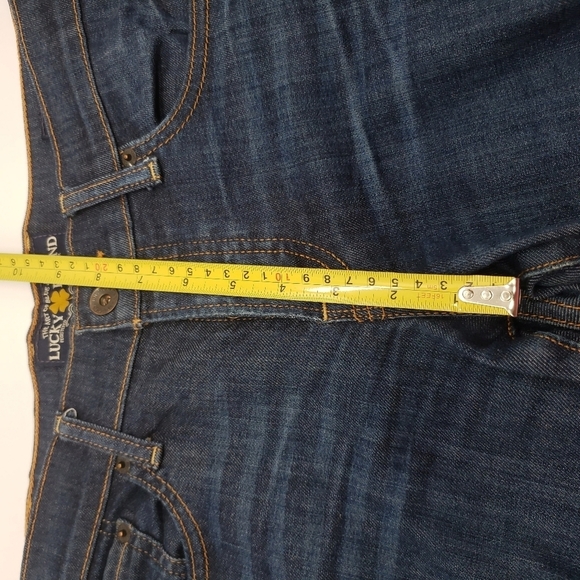 Lucky Brand Women US Size 4 Waist 27 Sienna Tomboy Straight dark blue jeans - Picture 10 of 12